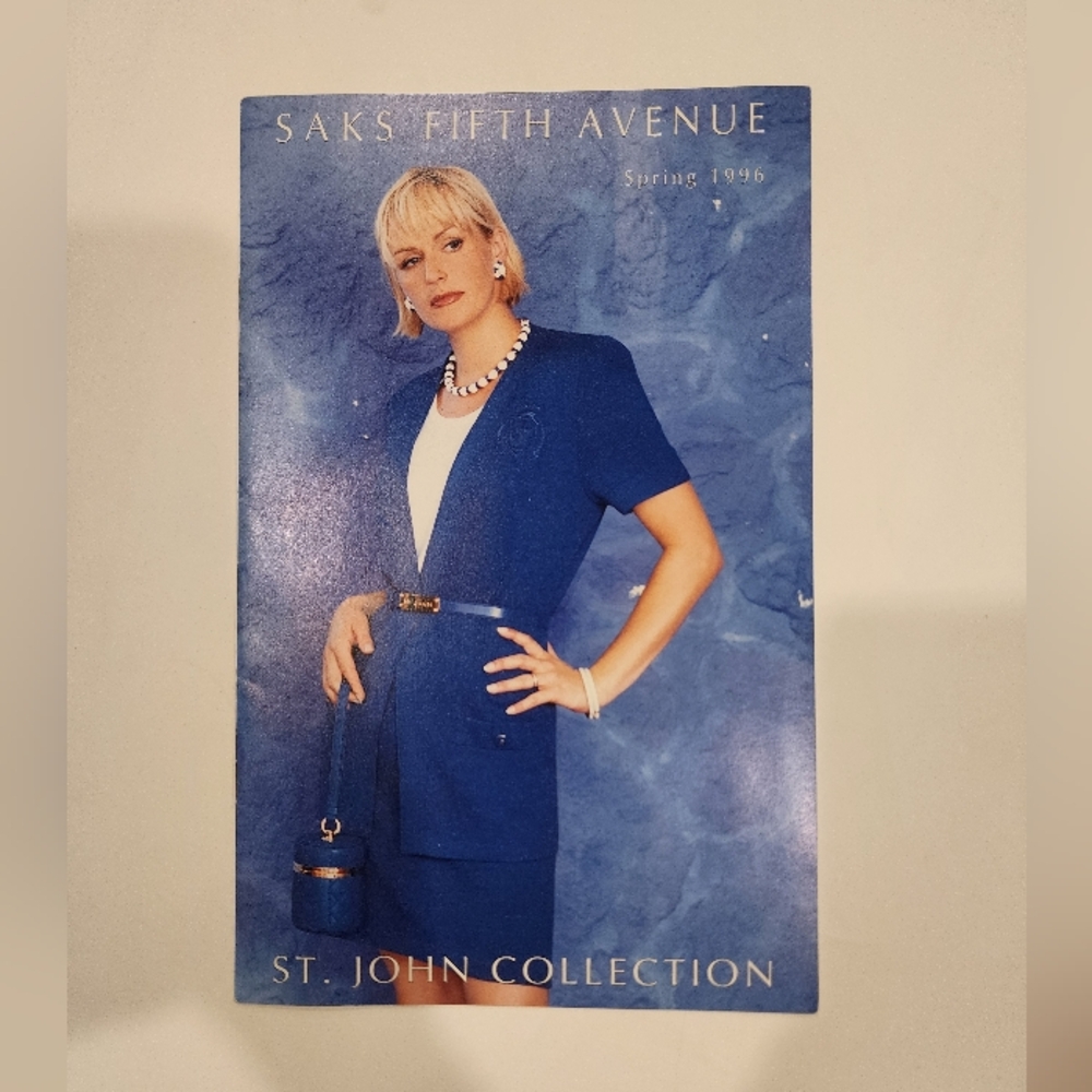 St. John Saks Fifth Avenue 6.75 X 10.75" Printed Brochure